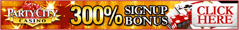 Party City Casino's 300% Signup Bonus