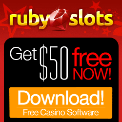Claim a $50 FREE CHIP at Ruby Slots Casino Claim a $50 FREE CHIP at Ruby Slots Casino