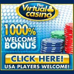 $50 Free Casino Chip + 1,000 Signup Bonus at The Virtual Casino $50 Free Casino Chip + 1,000 Signup Bonus at The Virtual Casino